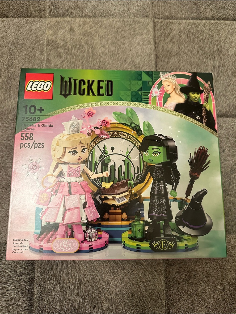 NWT Lego #75682 Wicked Elphaba & Glinda Figures